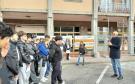 Gli allievi del corso Cat del Cavour in visita al cantiere dell'ospedale