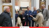 L'assessore regionale alla Cultura  Marina Chiarelli al Museo Borgogna