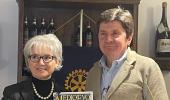 Gianna  Baucero e Alberto Beccaro Rotary Vercelli
