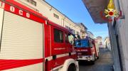 Trino: Incendio di un camino di un'abitazione
