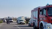 Vercelli: scontro auto-furgone sulla Tangenziale sud, traffico bloccato