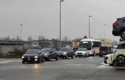 Vercelli: traffico nella zona industriale a seguito dell'incidente