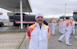 Ren&egrave; Baldon, da Aosta a Vercelli nel segno della Fiamma Olimpica