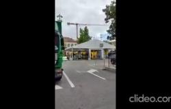 Risò: i lavori di smantellamento del Village in piazza Antico ospedale