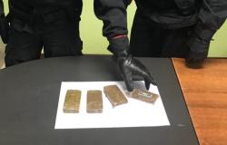 Scende dal treno con 400 grammi di hashish: arrestato