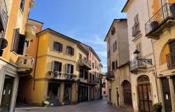 Via Foà tra Minerva e la Sinagoga