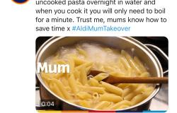 Aldi Stores Uk a gamba tesa sulla nostra pasta