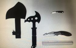 Nello zaino un'ascia Tomahawk e serramanico: denunciato moncrivellese