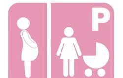 Stalli rosa e multe raddoppiate a chi occupa parcheggi riservati a disabili