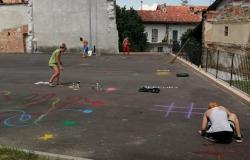Parco giochi esteso, divertimento in sicurezza