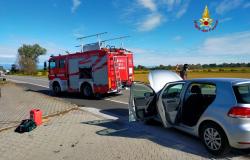 Quinto vercellese: scontro tra due auto sulla Sp230