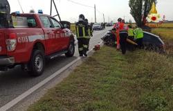 Frontale lungo la strada per Asigliano