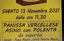 Vercelli: panissa e asino con polenta alla palestra Mazzini