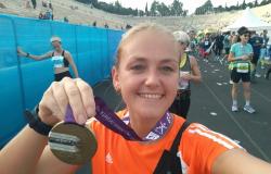 I vercellesi Giulia Alano e Marco Ferraris alla Maratona di Atene