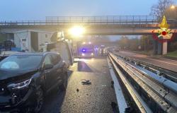 Incidente sulla tangenziale di Novara: tre feriti