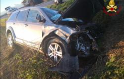 Auto fuori strada tra Costanzana e Pertengo