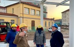 Vercelli: proseguono i lavori alla nuova ala del Liceo scientifico