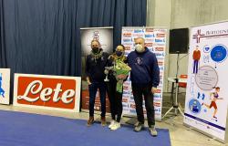 Sara Della Cioppa sul podio nella categoria Giovani