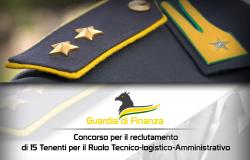Guardia di finanza: bando per 15 tenenti in servizio permanente effettivo