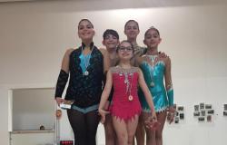 La Pro Vercelli Ginnastica primeggia a Biella nella ritmica