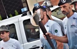 La staffetta alpina a Vercelli
