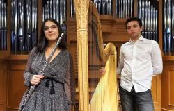 La flautista Sofia Bevilacqua e l’arpista Francesco Andorno in concerto
