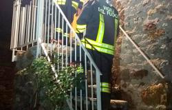 Incendio in un fabbricato in legno a Fobello