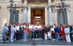 I ragazzi delle classi seconde dell'Istituto agrario in visita al Senato