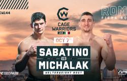 Il vercellese Emanuele Sabatino protagonista a Roma nel “Cage Warriors”