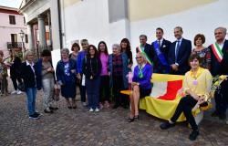 Anche a Borgo d'Ale le tre panchine contro le discriminazioni