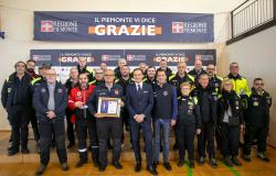 Protezione civile: premiati i volontari di Vercelli