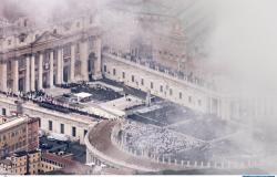 Le foto aeree del funerale del Papa emerito Benedetto XVI