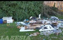 "Cumuli di rifiuti sulle rive del fiume Sesia"