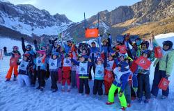 Borgosesia: successo per il corso di sci per alunni di primaria e medie