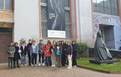 La 1A del Liceo classico a "Un caffè con Manzù"