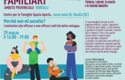Varallo: incontro al Centro famiglie sui bambini "che non ascoltano"
