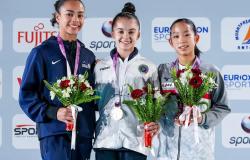 Giulia Perotti, medaglia d'oro nel corpo libero