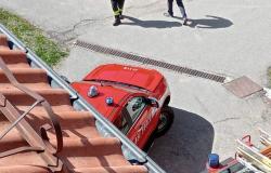 Cellio: incendio ad un camino