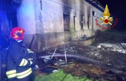 San Giacomo Vercellese: incendio a un edificio