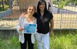 Una studentessa alla Gara Nazionale per i Servizi per la Sanità e l'assistenza Sociale.