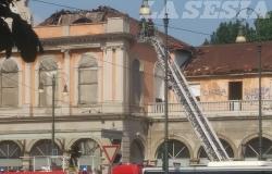 Torino: crolla una parte di tetto della ex stazione di Porta Susa