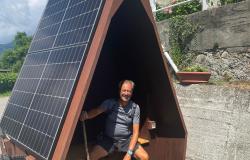 A Ferruta di Borgosesia la "casetta green" per ricaricare e-bike e cellulari