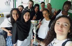 La squadra dell'istituto Lanino ha partecipato a "Rugby per tutte"