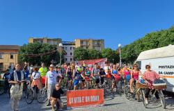 Trino: un centinaio i partecipanti a "Pedalando insieme"