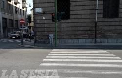 Via XX settembre, il verde pedonale è stato rimodulato