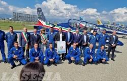 Frecce tricolori: la partenza e il primo sorvolo su Vercelli