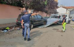 Corso Prestinari e corso Torino: controllate 50 persone, sequestrati 7 veicoli 