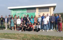 Crescentino: un murale celebra lo sport