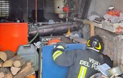 Incendio in un appartamento di corso Rigola