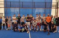 Gli alunni dell'Istituto Lanino a lezione di Padel